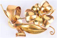 Jewelry Sterling Silver Carl Art Flower Brooch