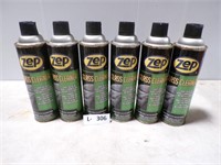 6 CANS OF ZEP GLASS CLEANER