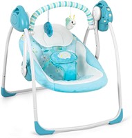 Electric Baby Swing  Compact w/ Music  Blue