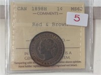 1898 (iccs Ms62) Canadian Large Cent