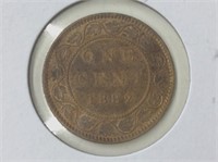 1882 (ms62) Canadian Large Cent