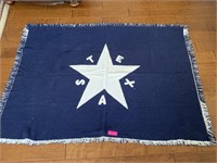 1ST TEXAS FLAG THROW BLANKET