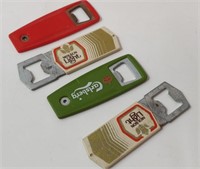 ADVERTISING BEER BOTTLE OPENERS