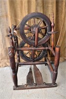 Ca. 1820 Connecticut H frame double treadle chair