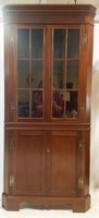 Craftique corner cabinet