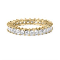 14K Gold Princess-cut Diamond Eternity Ring