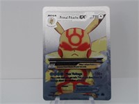 Pokemon Card Rare Silver Primal Pikachu EX