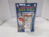 "Lazy Man's" Beer Mug - New/Flushes