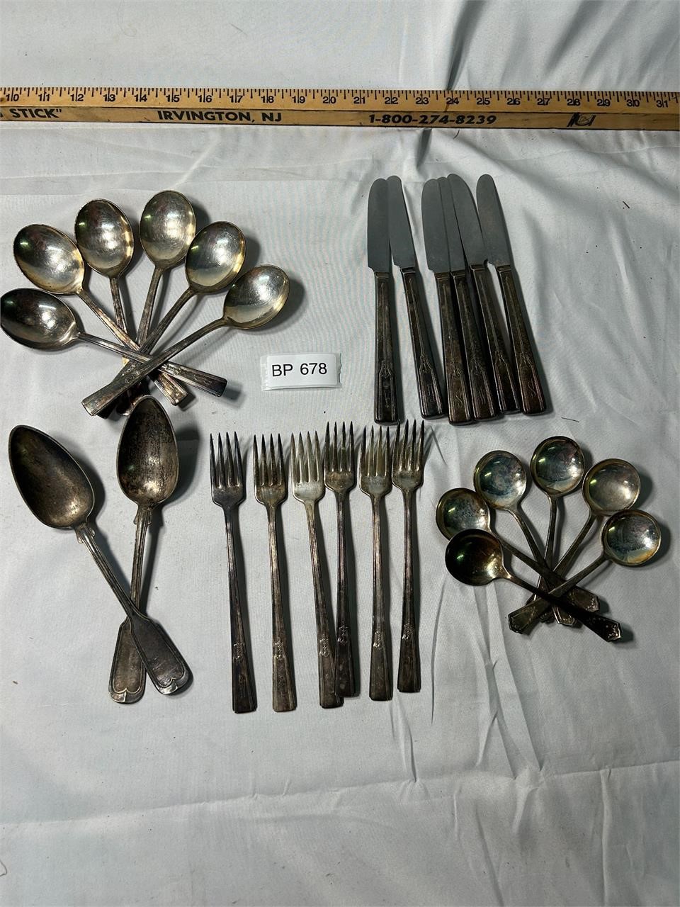 Lot of Antique Silver Plated Utensils