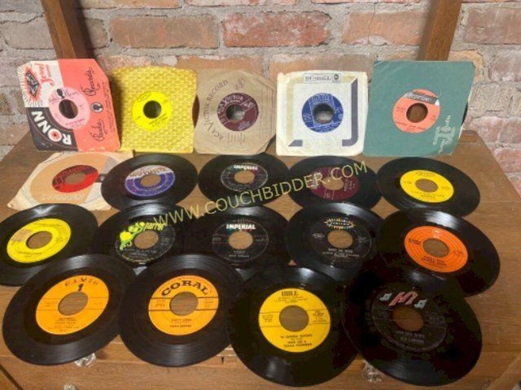 Aretha Franklin Diana Ross Fats Domino & more 45s