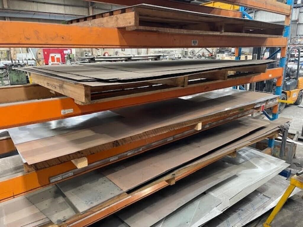 Qty of Assorted Mild Steel & S/S Sheet  *