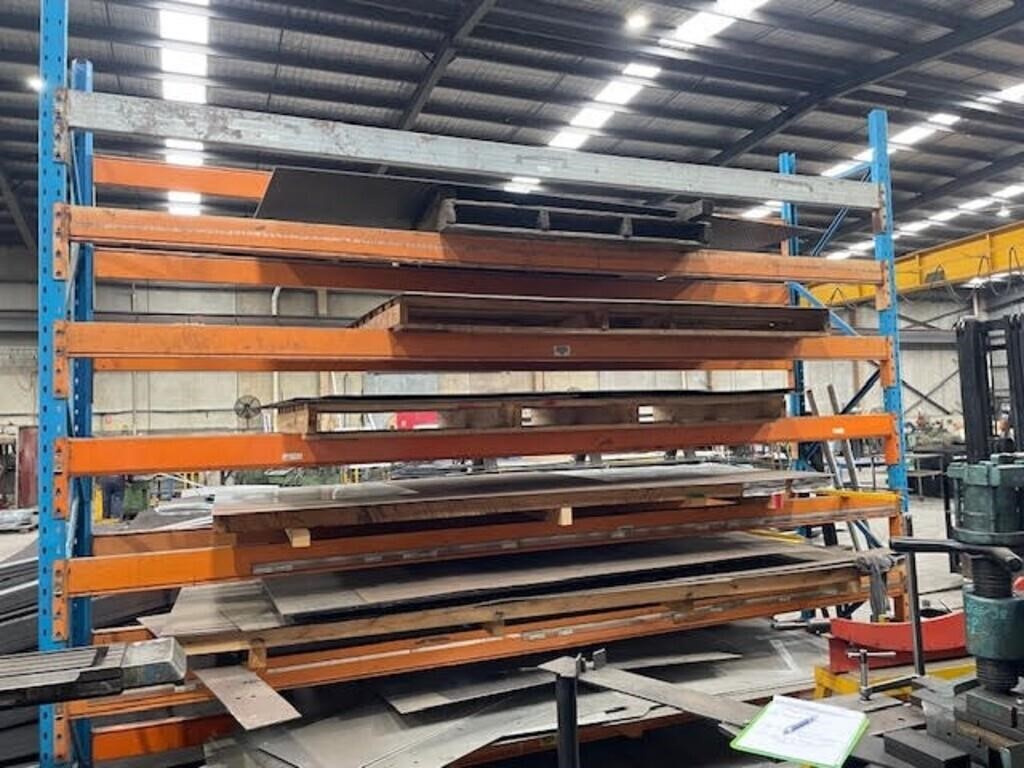 Single Bay Sheet Storage Pallet Racking *