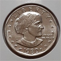 UNC SUSAN B ANTHONY DOLLAR- 1980-D