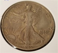1942 D walking liberty half dollar