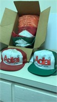 Adlai Stevenson of Illinois hats 4 red, 4 Green &