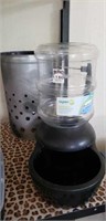 Critter waterer and charcoal starter can