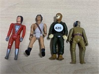 Action Figure lot: Mork, Wolfman, Tonto, Clash of