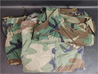 Military XS Camo Pants, Small Camo Jacket