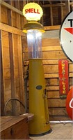 1921 100 gallon Shell gas pump