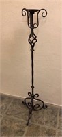 Wrought Iron Pillar Candle Stand
