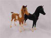 2 Breyer Proud Arabian foals horses: 1999 black
