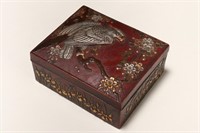 Fine Japanese Meiji Period Bronze Box and Cover,