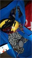 Bag with chain hammer and miscellaneous