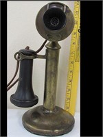 WESTERN ELECTRIC BRASS CANDLE STICK PHONE - PTD.