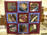 HAND MADE PATTERNED QUILT