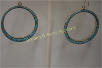 SOUTHWEST STYLE STERLING SILVER, TURQUOISE AND