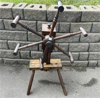 AWESOME ANTIQUE WOOL WINDER