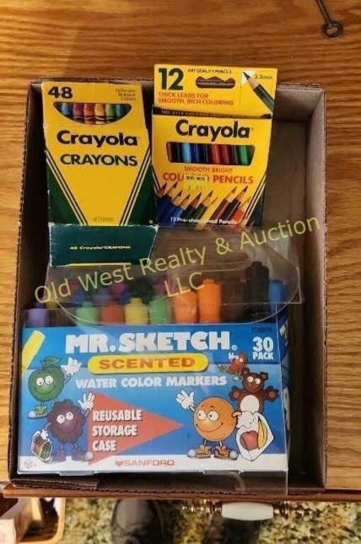 Box of Crayons & Markers (O)