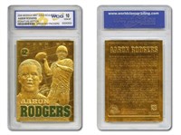 2008 Merrick Mint Gold Sculpted Aaron Rodgers