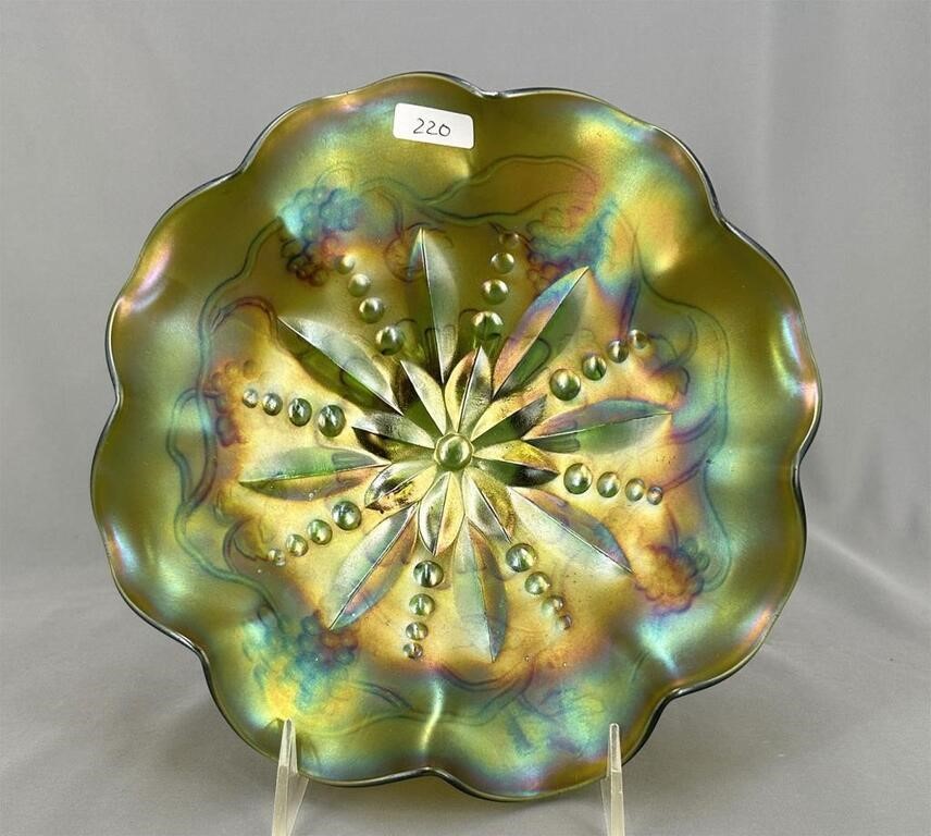 Octet dome ftd ruffled bowl - green