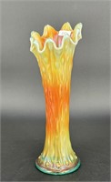 Tree Trunk 10" vase - aqua opal