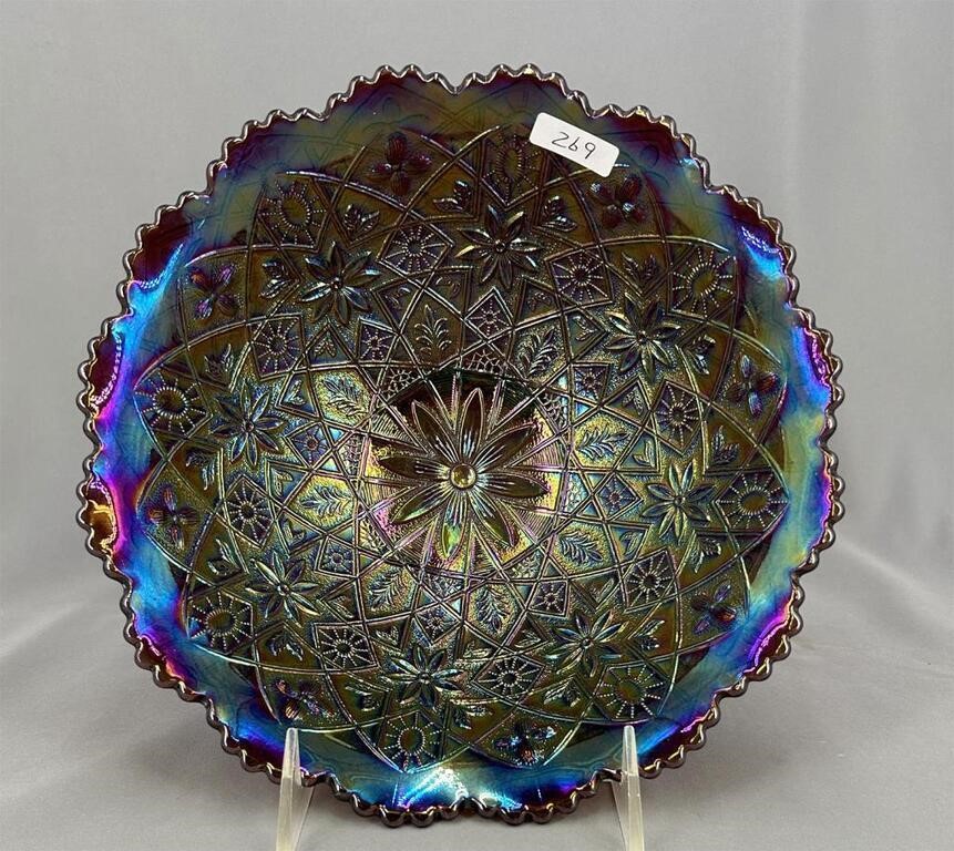 Hattie deep round bowl - purple