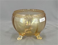 US Glass Sheraton ftd rose bowl - marigold