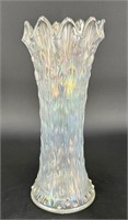 Tree Trunk midsize 11 1/2" vase - white