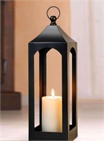 Black modern farmhouse lantern candle holder 23.32