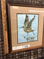 ORIGINAL WATERCOLOR BIRD ART BY CAROL LAUER