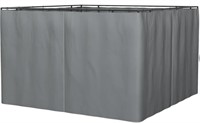 10x12 Canopy Replacement Sidewall - Gray