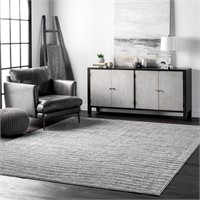 12ftx15ft NULOOM Sherill Accent Rug, Grey