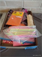 Party Supplies, Colored Napkins,Straws, Silverware