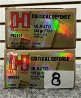 (40) Rounds of Hornady .45auto HP.