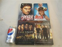 Lot de DVD Séries Dexter et The Unit
