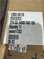 Case of (11) 10"x10" Hand Pad 709-10-KV