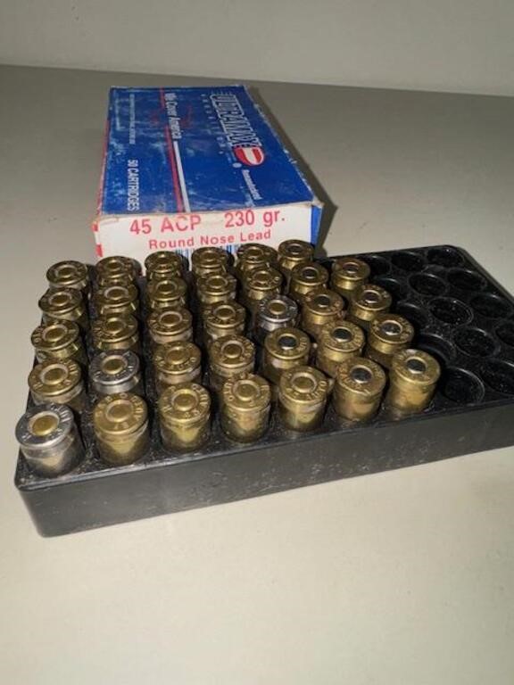 Ultramax 39 round box .45 ACP 230 grain ammo