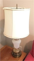 Table Lamp with Frosted/Etched Glass