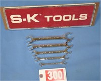 SK USA line wrenches 1/4" to 7/8"