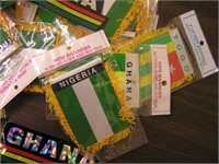 Nigeria & Ghana Mini Banners & Stickers